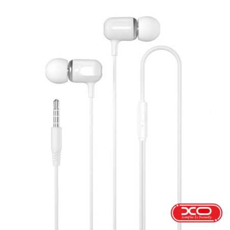 AUSCULTADORES STEREO C MICROFONE JACK 35MM BRANCO XO