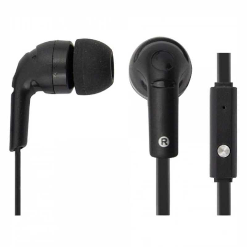 AUSCULTADORES STEREO C FIOS PRETOS