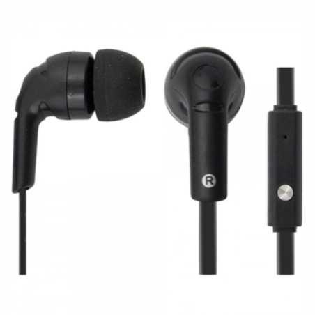AUSCULTADORES STEREO C FIOS PRETOS