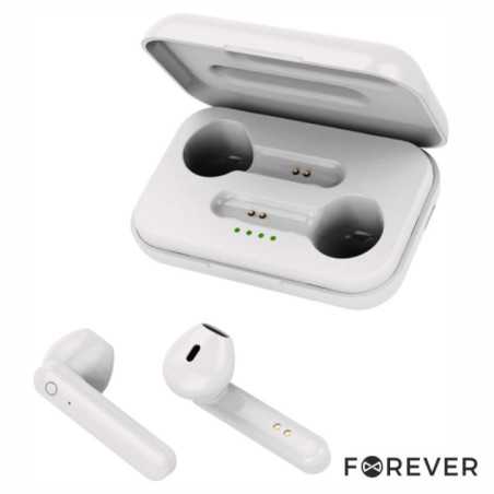 AURICULARES EARBUDS TWS BLUETOOTH BRANCO FOREVER