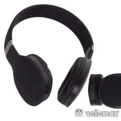AUSCULTADORES BLUETOOTH DSP E CANCEL RUÍDO BAT VELLEMAN