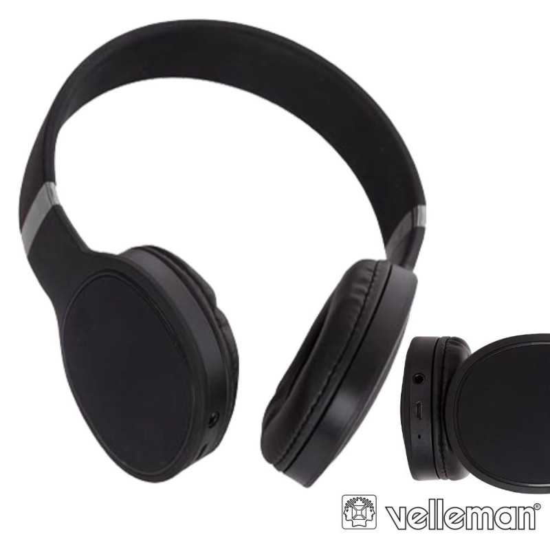 AUSCULTADORES BLUETOOTH DSP E CANCEL RUÍDO BAT VELLEMAN