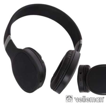 AUSCULTADORES BLUETOOTH DSP E CANCEL RUÍDO BAT VELLEMAN