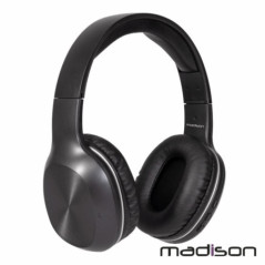 AUSCULTADORES BLUETOOTH S FIOS BAT CANCEL RUÍDOS MADISON