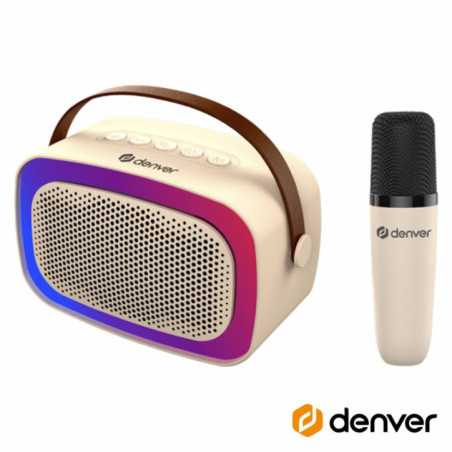 COLUNA BLUETOOTH PORTÁTIL C MICRO 100W AUXUSBSDBT DENVER