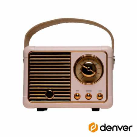 COLUNA BLUETOOTH 30W BLUETOOTH 50 ROSA DENVER