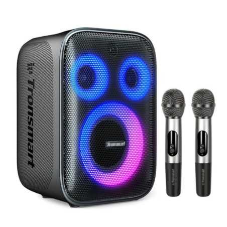 COLUNA BLUETOOTH V53 120W HALO 200 IPX4 2X MIC S FIOS