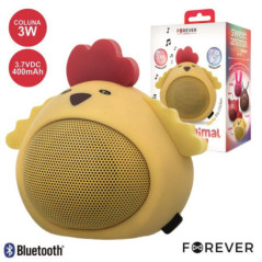 COLUNA BLUETOOTH PORTÁTIL 3W MODELO GALINHA FOREVER