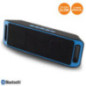 COLUNA BLUETOOTH PORTÁTIL 2X3W USBFMSD PRETOAZUL