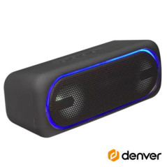 COLUNA BLUETOOTH PORTÁTIL BATMP3USBSDAUX DENVER