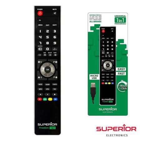 COMANDO TV PROGRAMÁVEL FREEDOM C USB