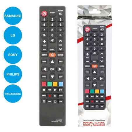 TELECOMANDO UNIVERSAL P SAMSUNGLGSONYPHILIPSPANASONIC