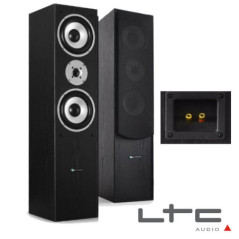 CONJUNTO 2 COLUNAS 3 VIAS HIFI BASS REFLEX 500W LTC