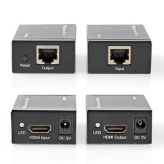 EXTENSOR DE SINAL HDMI VIA RJ45 CAT5E6
