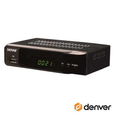 RECEPTOR TDT SATÉLITE 1080P DVBS2 C USB E COMANDO DENVER