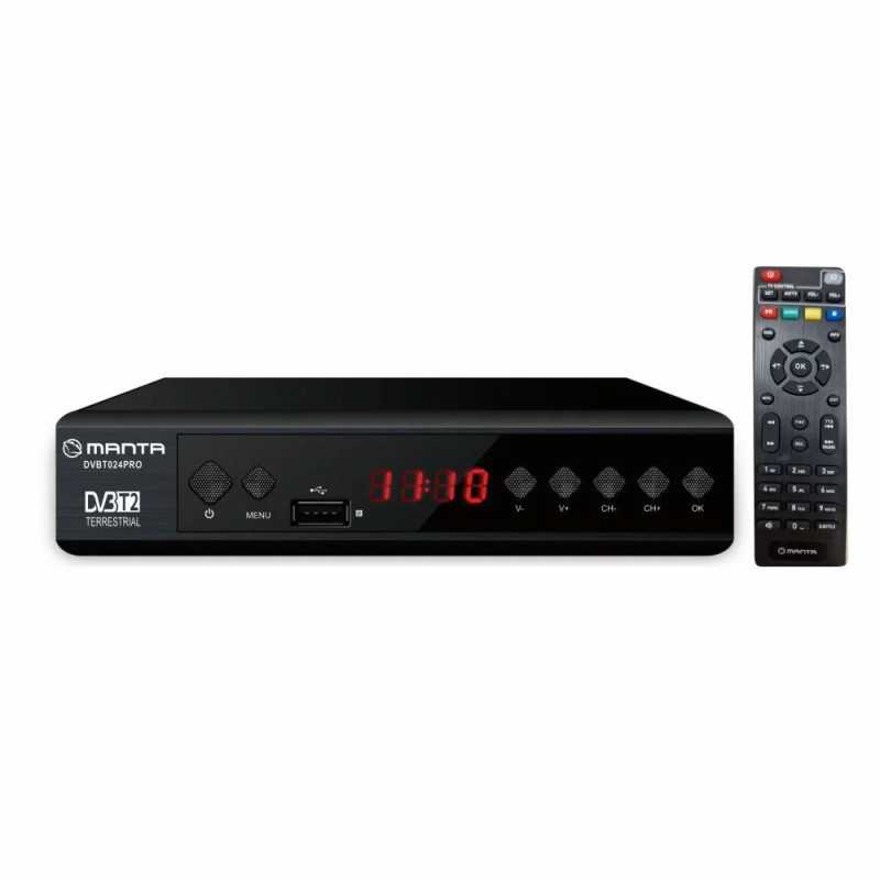 RECEPTOR TDT FULL HD 1080P DVBT2DVBC MANTA