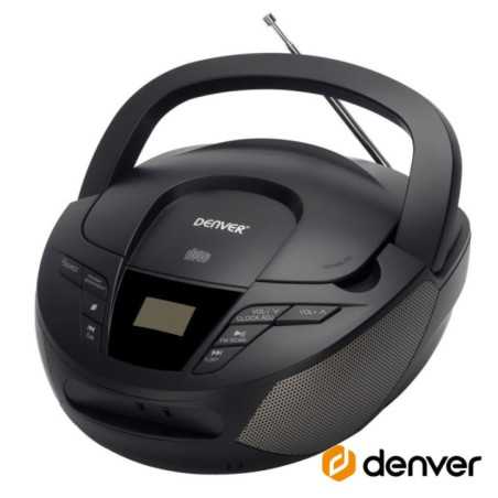 RÁDIO PORTÁTIL PLL FMCDAUX COLUNAS 2X1WRMS DENVER