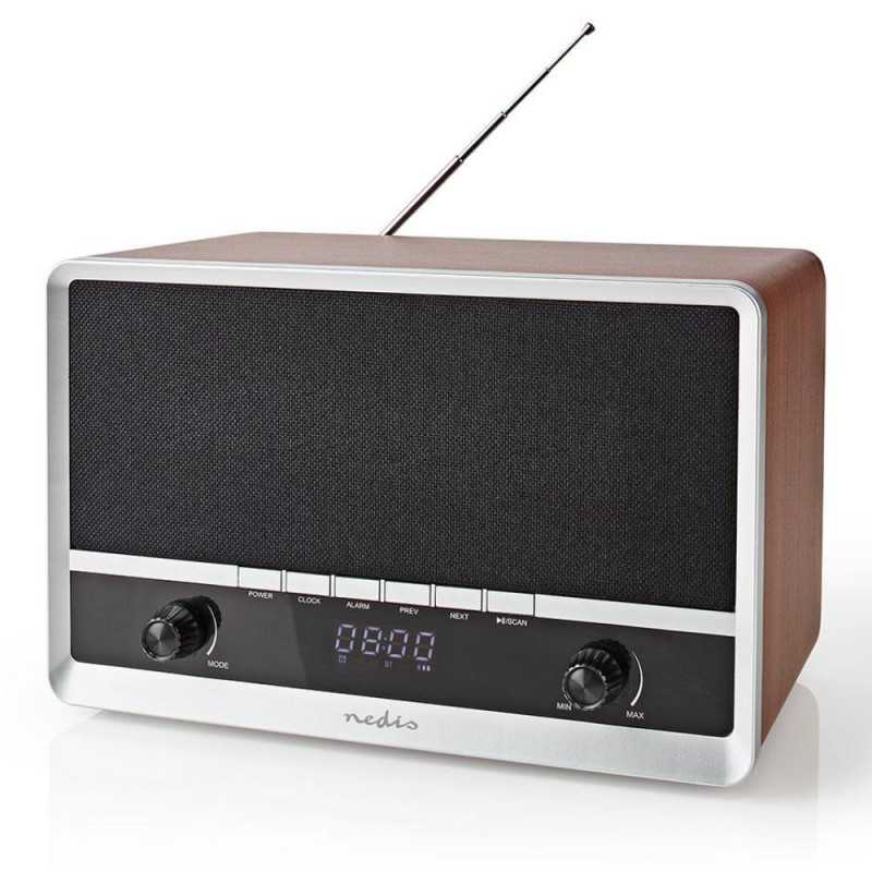 RÁDIO BLUETOOTH V50 FMAUXUSB 12W VINTAGE