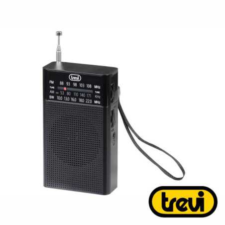 RÁDIO PORTÁTIL AMFM CLÁSSICO CINZENTO TREVI