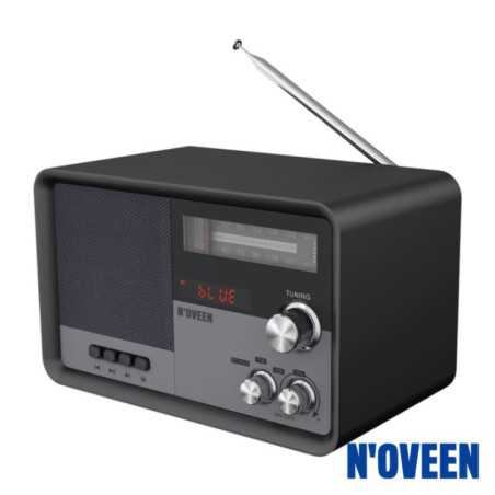 RÁDIO PORTÁTIL 5W FMUSBMICROSDAUXBT NOVEEN