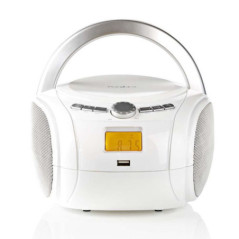 RÁDIO PORTÁTIL FMCDAUXUSBBT COLUNAS 9W