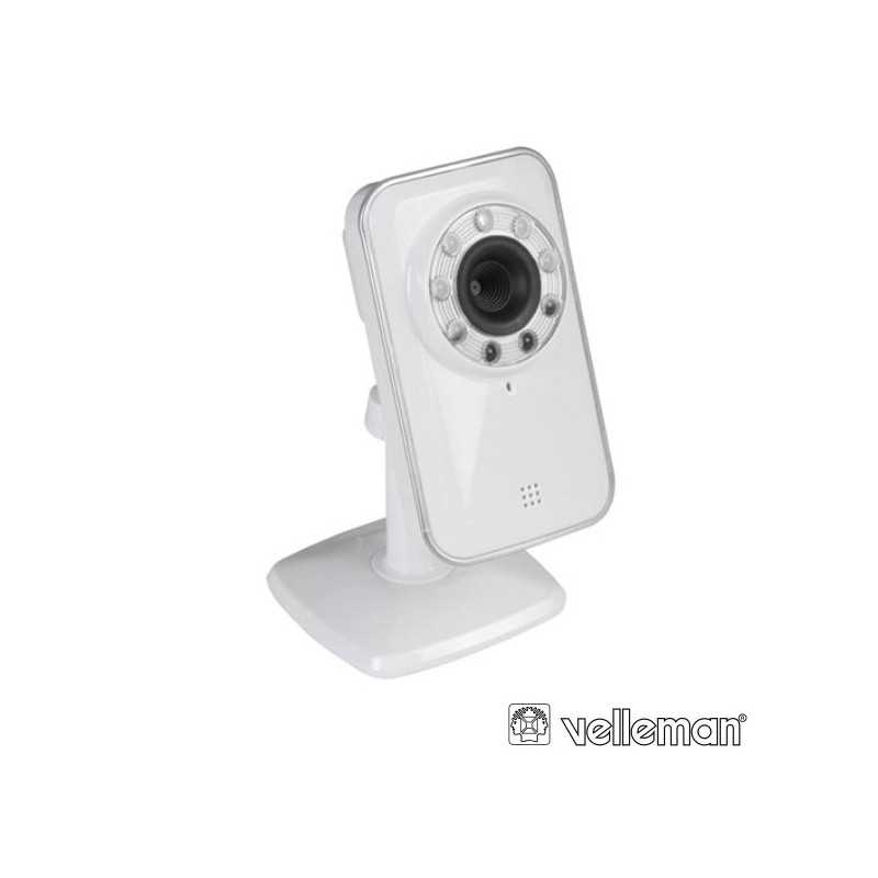 CÂMARA C LIGAÇÃO POR IP C E SEM FIOS A CORES 8 LEDS IR