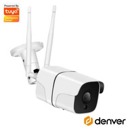 CÂMARA VIGILÂNCIA IP 720P WIFI LEDS IR IP65 DENVER