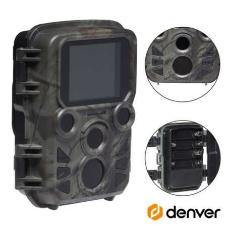 CÂMARA DE CAÇA CMOS 5MP SENSOR PIR SD ATÉ 32GB DENVER