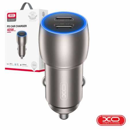 ADAPTADOR ISQUEIRO 2 USBC 5V 40W QC PD 30 XO