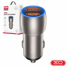 ADAPTADOR ISQUEIRO 2 USBA 5V 36W QC 30 XO