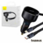 ADAPTADOR ISQUEIRO 12V24V 30W 1XUSBC 1XLIGHTNING BASEUS