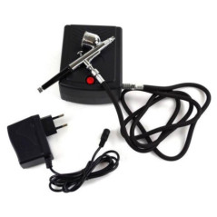 CONJUNTO DE COMPRESSOR DE AR 220V C AERÓGRAFO