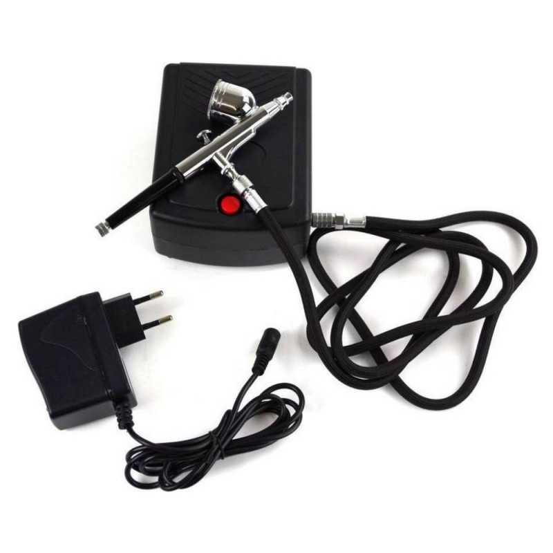 CONJUNTO DE COMPRESSOR DE AR 220V C AERÓGRAFO