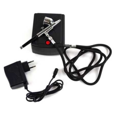 CONJUNTO DE COMPRESSOR DE AR 220V C AERÓGRAFO