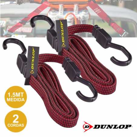 CONJUNTO CORDAS ELÁSTICAS SEGURANÇA 2X 15M DUNLOP