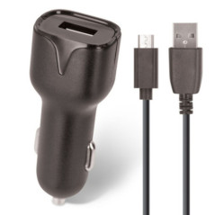 ADAPTADOR FICHA ISQUEIRO 1 USBA 5V 1A C CABO MICROUSB