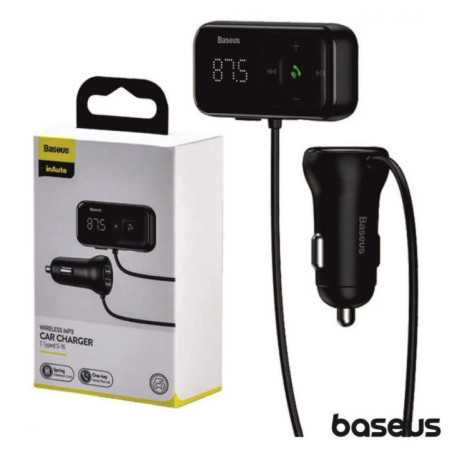 TRANSMISSOR FM S16 BLUETOOH 2USBMICRO SD FISQUEIRO BASEUS