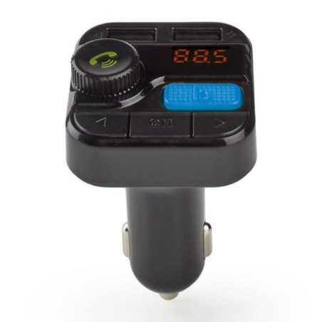 TRANSMISSOR FM BLUETOOTH 2USBMICROSD F ISQUEIRO PRETO