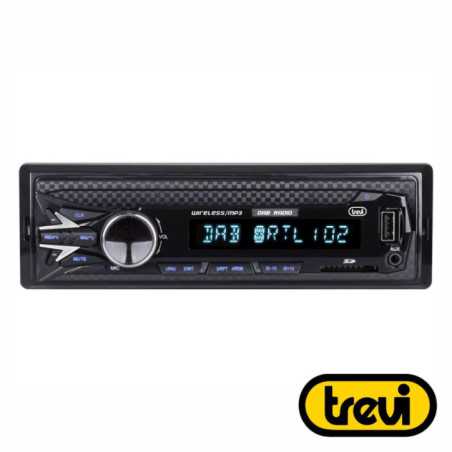 AUTORÁDIO FM MP3 4X40W C BTAUXUSB C ANTENA DAB TREVI
