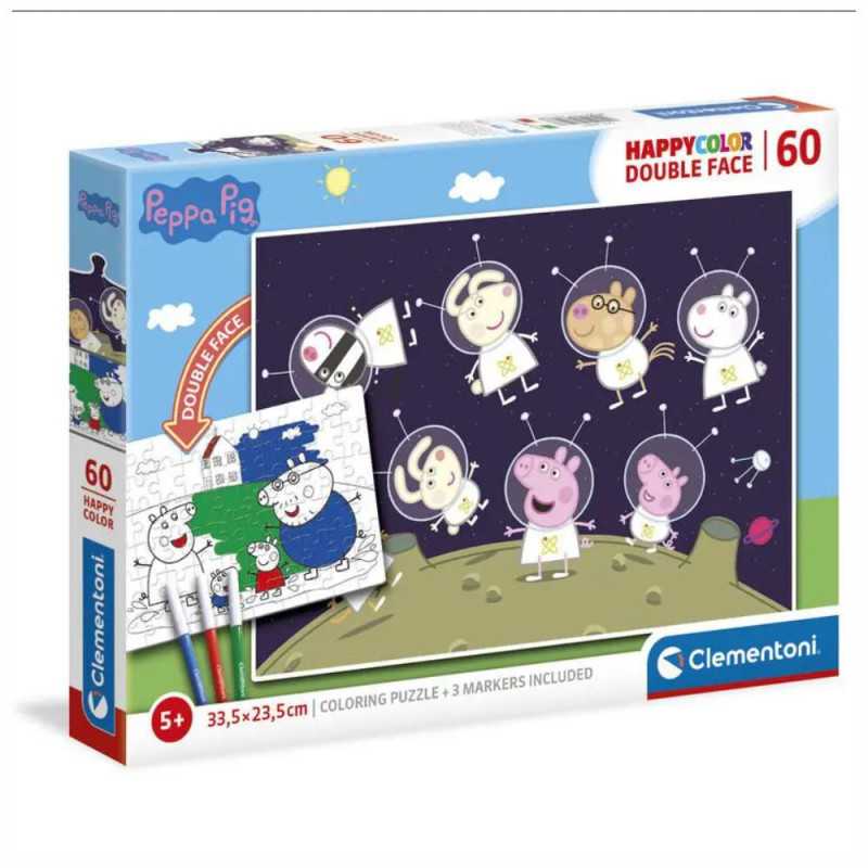 PUZZLE 104PCS 335X235CM P COLORIR PEPPA PIG CLEMENTONI