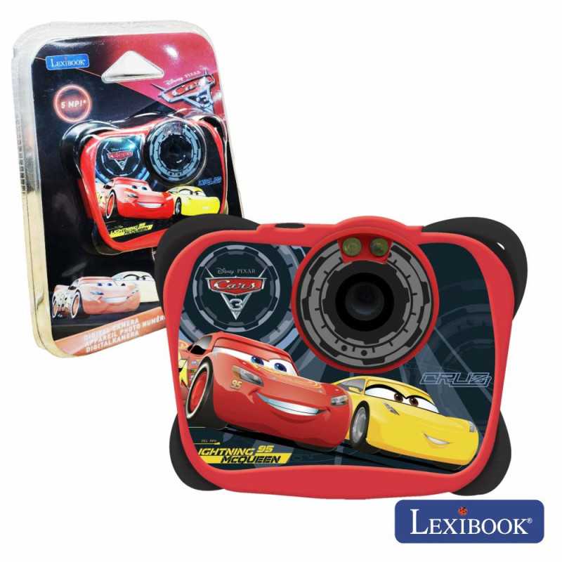 CÂMARA DIGITAL 5MP C LCD 17MB CARS LEXIBOOK