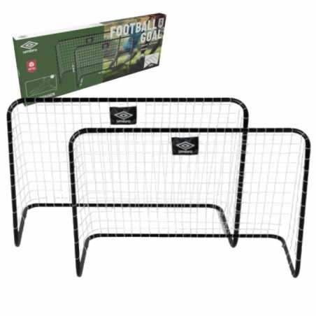 CONJUNTO DE 2 BALIZAS DE FUTEBOL 78X56X45CM UMBRO