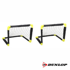 CONJUNTO 2 BALIZAS DE FUTEBOL 55X44X44CM DUNLOP