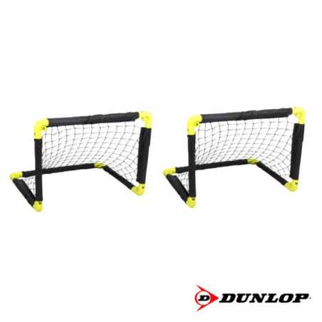 CONJUNTO 2 BALIZAS DE FUTEBOL 55X44X44CM DUNLOP