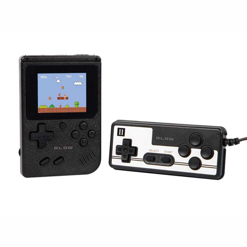 CONSOLA DE JOGOS COMPACTA C 400 JOGOS E COMANDO RETRO
