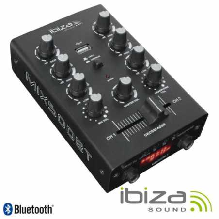 MESA DE MISTURA 2 CANAIS REC BLUETOOTH IBIZA