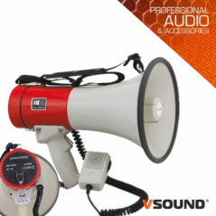 MEGAFONE 20W CUSB MP3 E SIRENE VSOUND