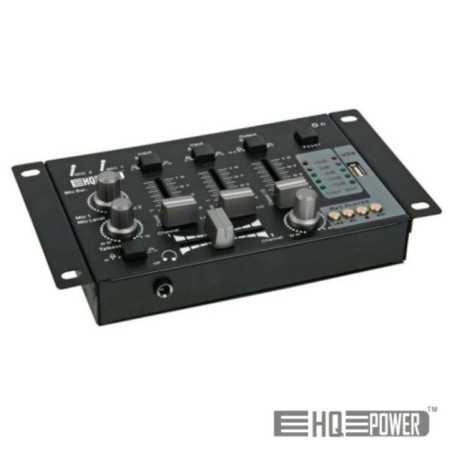 MESA DE MISTURA 2 CANAIS ENTRADA USB HQ POWER