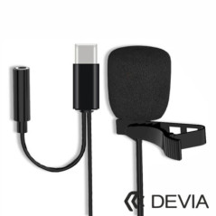MICROFONE LAPELA P SMARTPHONE USBC DEVIA