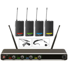 CENTRAL MICROFONE S FIOS 4 CANAIS UHF